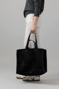 Veske - Leon L Noir Split Suede