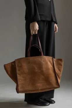 Veske - Leon L Tabac Split Suede