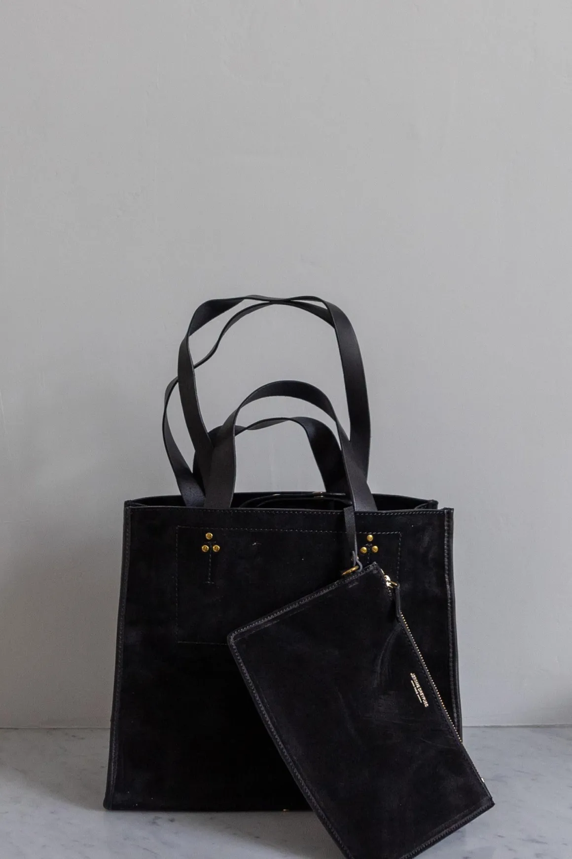 Veske - Leon M Noir Split Suede