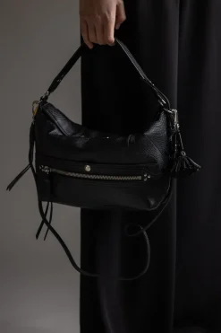 Veske - Lucky Hobo Buffalo Noir Silver